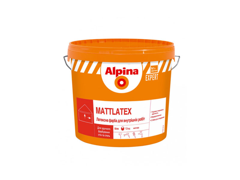 Фарба інтер'єрна акрилова латексна ALPINA Expert mattlatex, матовий, 3,5 кг