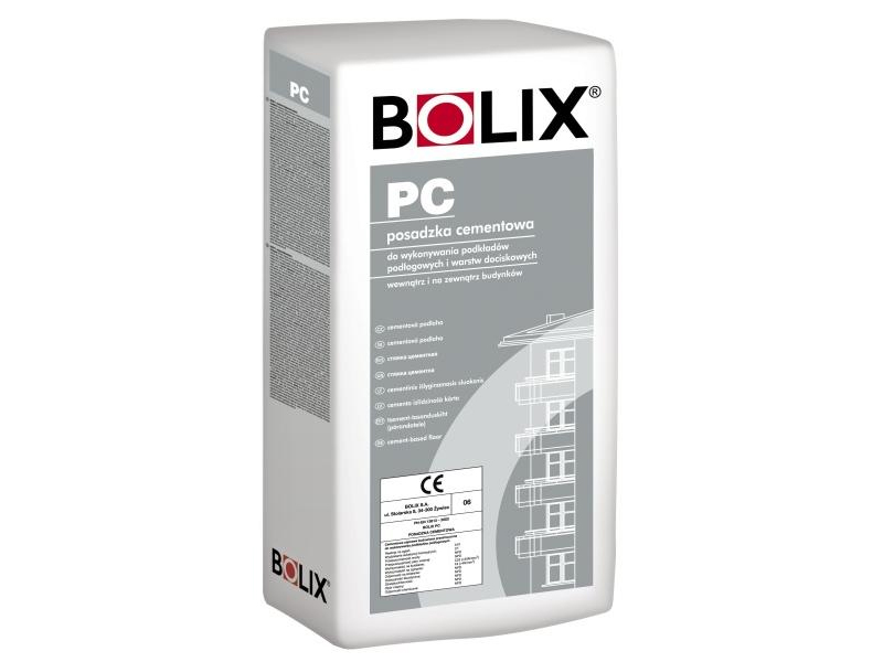 Стяжка цементна BOLIX PC 25 кг