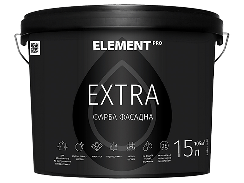 Фасадна фарба ELEMENT Pro Extra База А (10 л)