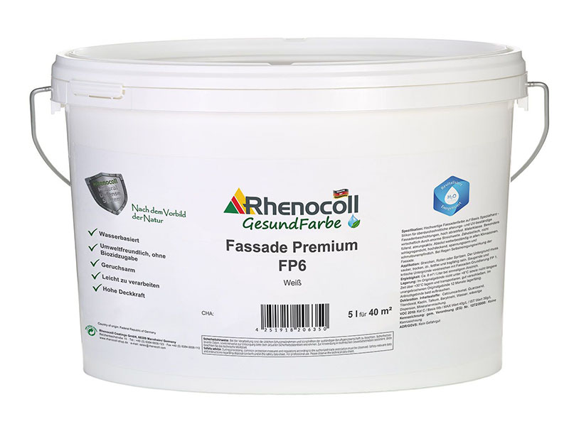 Фасадная краска RHENOCOLL Fassade Premium FP6 (5 л)
