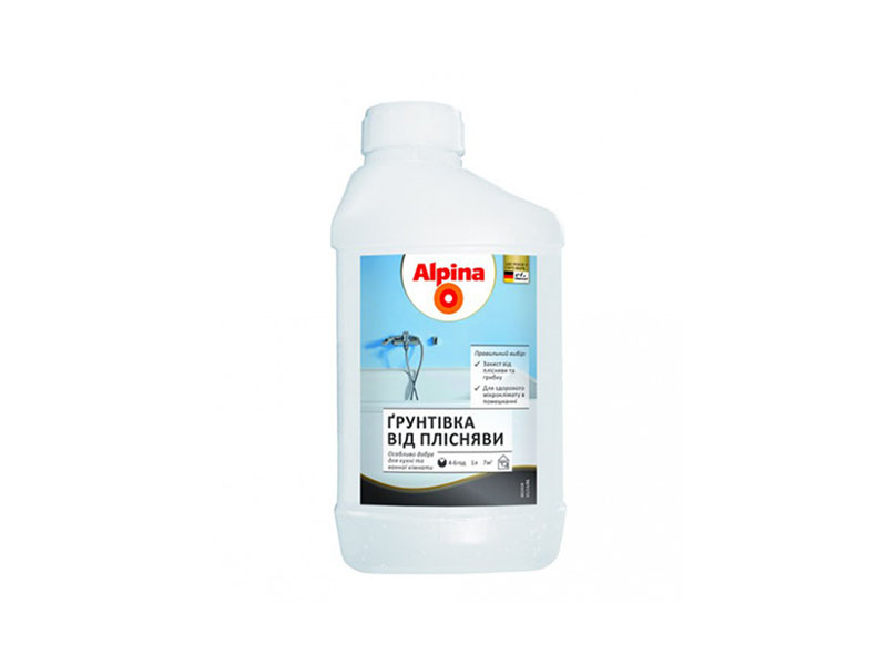Грунтівка глибокопроникна протигрибкова ALPINA 1 л