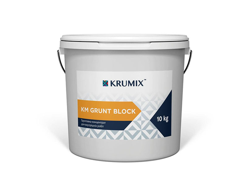 Грунтівка глибокопроникна KRUMIX КМ Grunt Block, 10кг