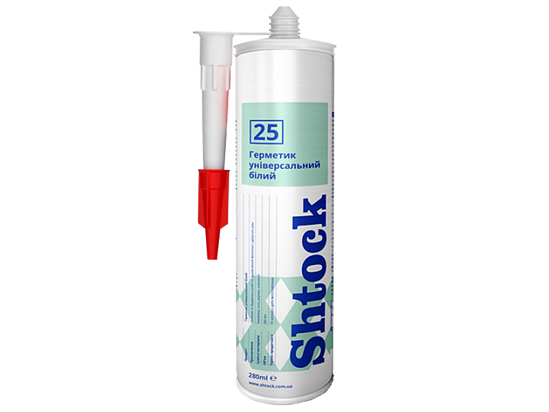 Універсальний герметик SHTOCK N25 белый