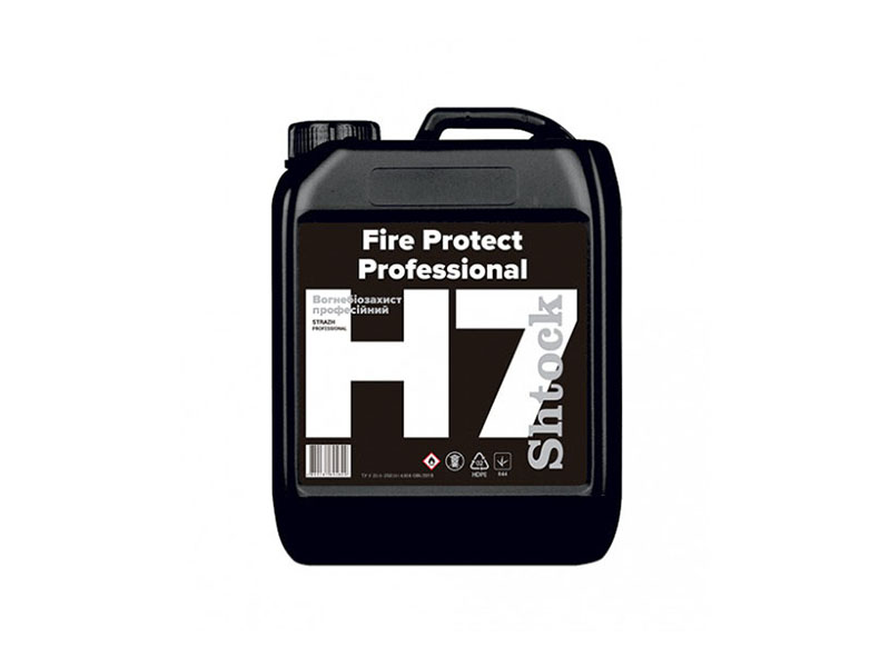 Вогнебіозахист для деревини SHTOCK Fire Protect Professional H7, професійний, 1 л