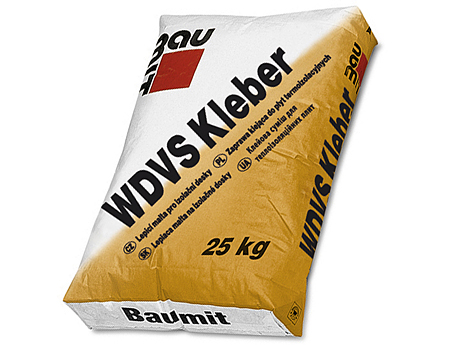 Суміш для кріплення пінополістирольних плит BAUMIT WDVS Kleber 25 кг