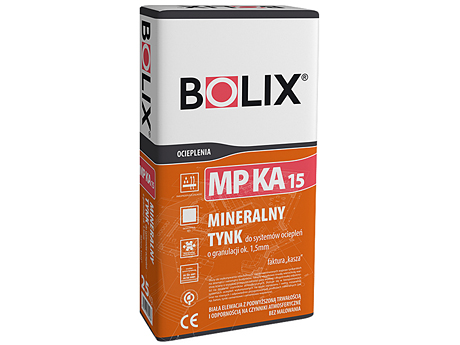 Штукатурка мінеральна BOLIX MP KA 15 (біла) 25 кг