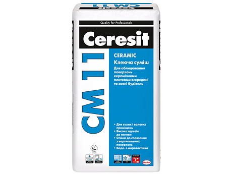 Клей для плитки CERESIT CM 11 25 кг