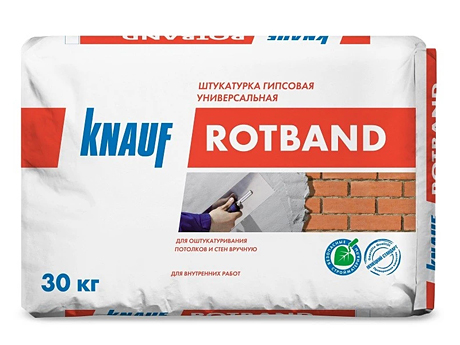 Штукатурка з посиленою адгезією KNAUF Rotband 30 кг