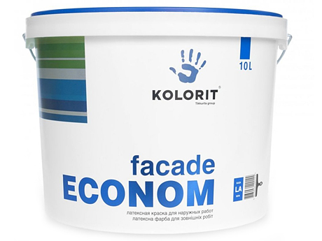 Матова фарба KOLORIT Facade Econom (10 л)