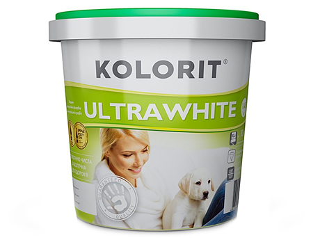 Глибокоматова фарба KOLORIT Ultrawhite (10 л)
