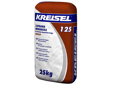 Кладочная смесь для ячеистого бетона KREISEL 125 Porenbeton-Kleber (25 кг)