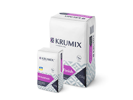 Шпаклівка гіпсова фінішна KRUMIX КМ MultiFinish, 5 кг