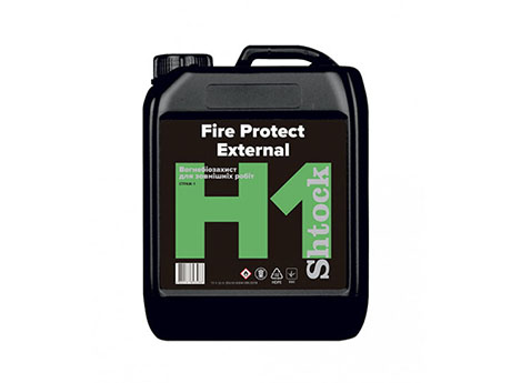 Вогнебіозахист для деревини SHTOCK Fire Protect External (H1) для зовнішніх робіт, 1 л