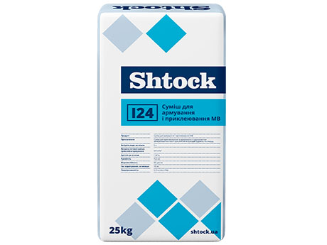 Клей для армування та приклеювання мінеральної вати SHTOCK I24, 25 кг