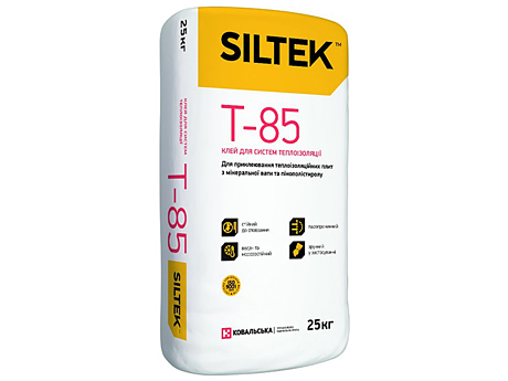 Клей для приклеювання мінеральної вати і пінопласту SILTEK T-85
