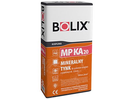Штукатурка мінеральна BOLIX MP KA 20 (біла) 25 кг