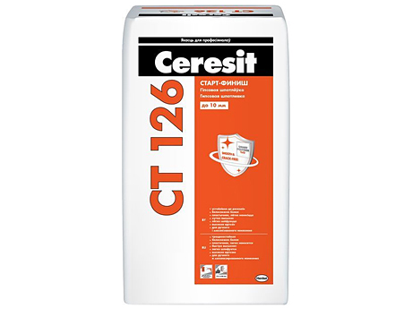 Шпаклівка гіпсова фінішна CERESIT CT 126 25 кг