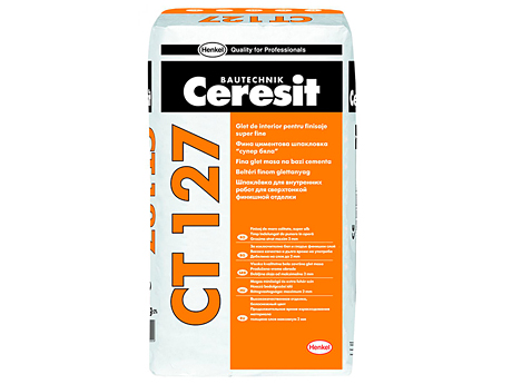 Шпаклівка полімерна дрібнодисперсна CERESIT CT 127 25 кг