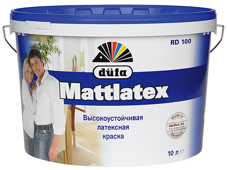 Фарба латексна матова DUFA Mattlatex RD100 (5 л)