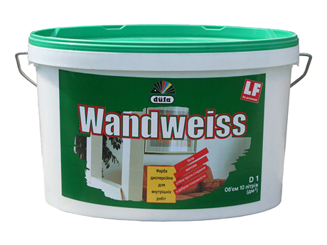 Фарба дисперсійна матова DUFA Wandweiss RD1 (5 л)