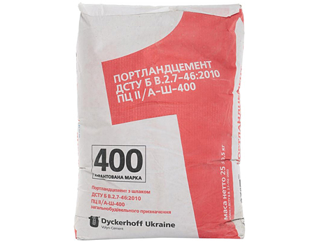 Цемент DYCKERHOFF ПЦ I-400 (25 кг)