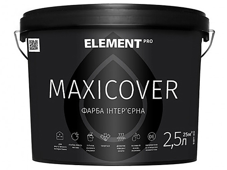 Абсолютно матова латексна фарба ELEMENT Pro Maxicover (2,5 л)