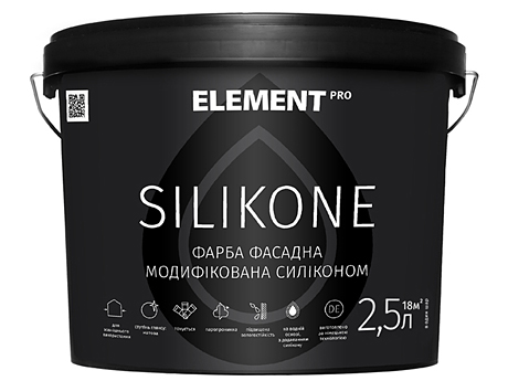 Фасадна фарба ELEMENT Pro Silikone База C (9,4 л)