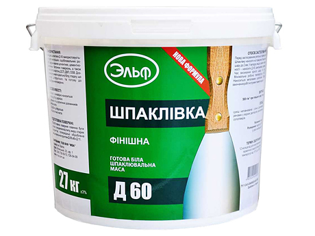 Шпаклівка ЕЛЬФ Д-60 (1,5 кг)