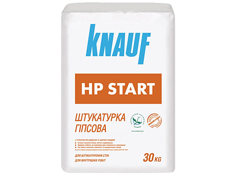 Штукатурка гіпсова для внутрішніх робіт KNAUF HP-start 30 кг