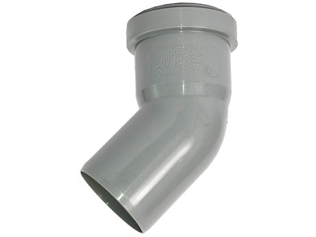 Каналізаційне коліно 110/30