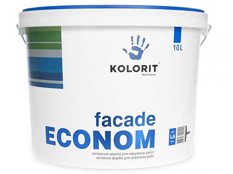 Матова фарба KOLORIT Facade Econom (10 л)