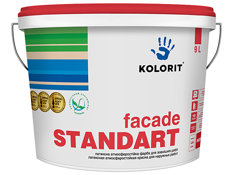 Матова фарба KOLORIT Facade Standart (10 л)