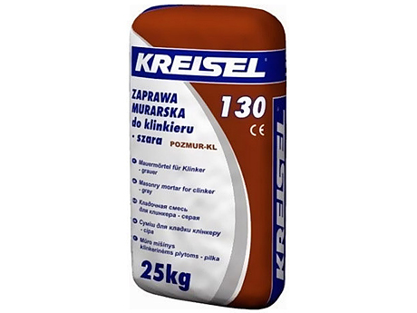 Кладочна суміш для клінкерної цегли KREISEL 130 Klinkier-Mauermortel (25 кг)