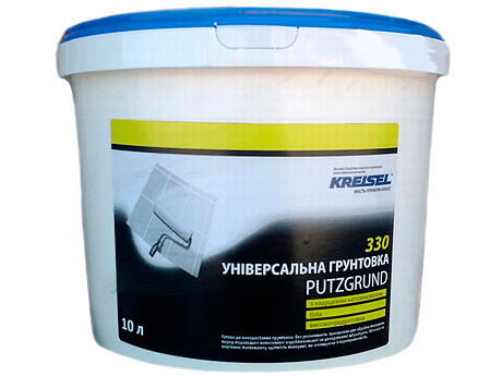 Ґрунтуюча суміш з кварцовим наповнювачем KREISEL 330 Putzgrund (10 л)