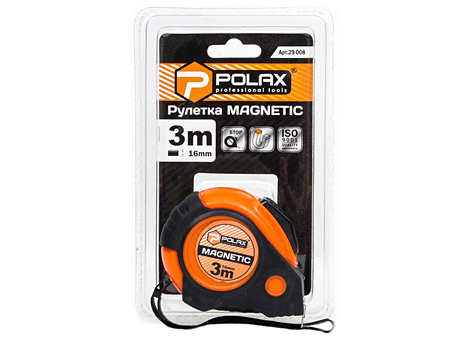 Рулетка з фіксатором MAGNETIC 3 м