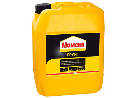 Ґрунтівка глибокопроникаюча МОМЕНТ Ґрунт (10 л)