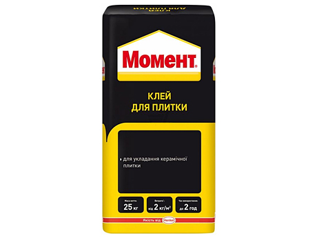 Клей для плитки МОМЕНТ 25 кг