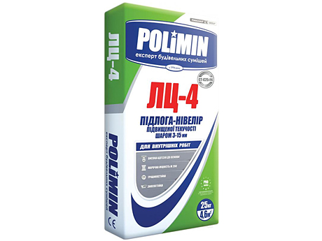 Самовирівнююча підлога ПОЛІМІН ЛЦ-4 (25 кг)