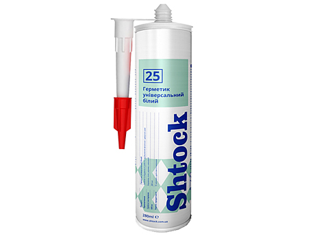 Універсальний герметик SHTOCK N25 белый