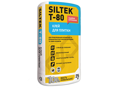 Клей для плитки SILTEK T-80
