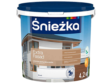 Фарба водоемульсійна матова SNIEZKA Extra Fasad (10 л)