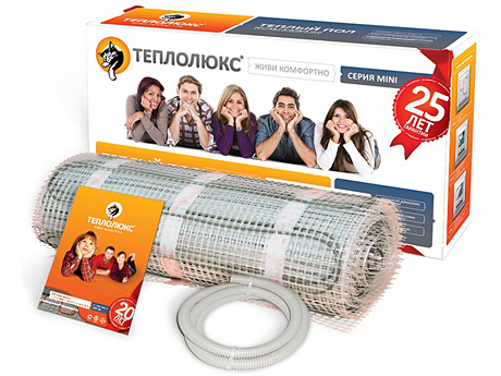 Тепла підлога одножильна ТЕПЛОЛЮКС MiNi MH 640-4,2