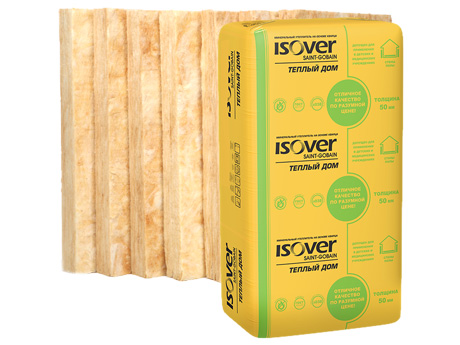 Утеплювач ISOVER Теплий дім плита 50 мм 10 м²